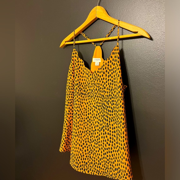 J. Crew Scalloped Neck Racerback Cami - Picture 1 of 11